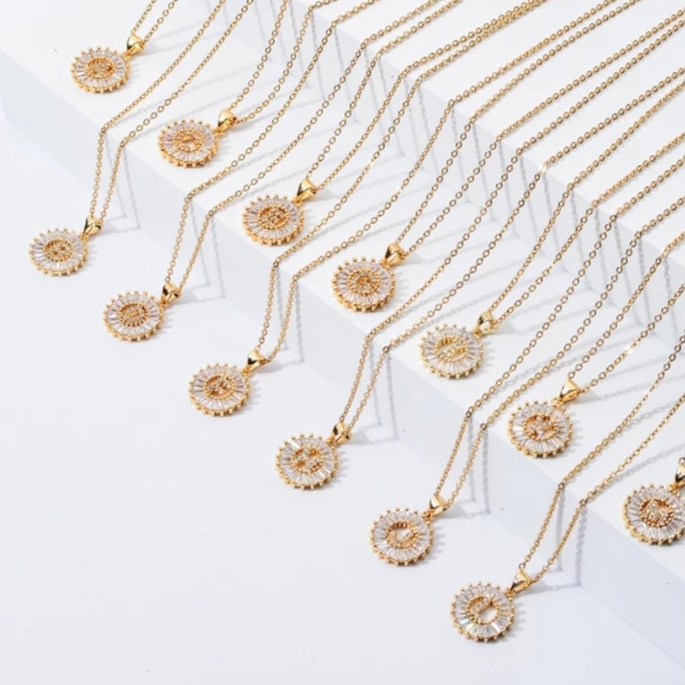 Initial chain necklaces